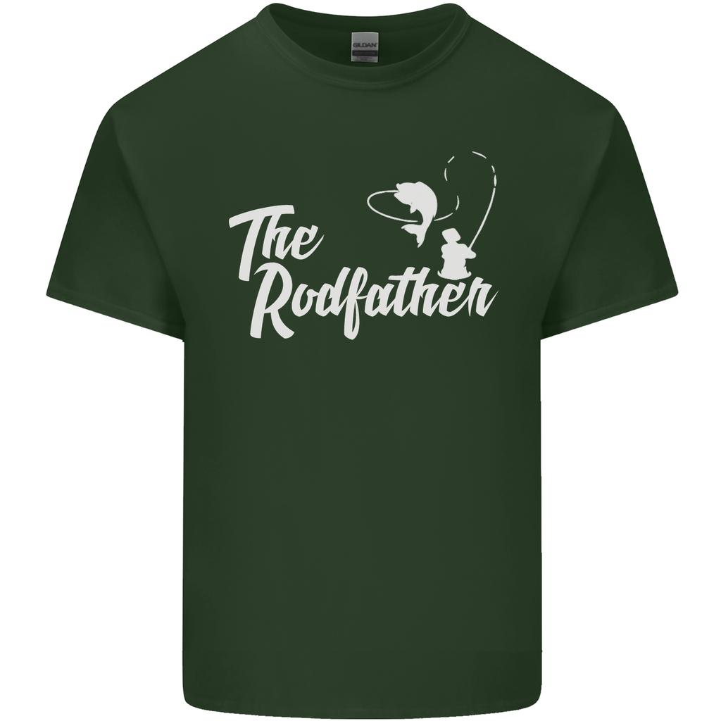 The Rodfather Funny Fishing Rod Father Unisexs Light Cotton TShirt
