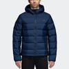 Adidas Пуховик с капюшоном Мужская верхняя одежда Темно-синий CZ2311