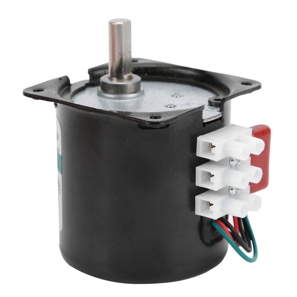 AC Synchronous Motor 14W Permanent Magnet Slow Speed 2‑Way High Torsion Central Shaft XD60KTYZ-AC-S1