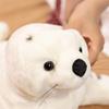 32/38cm New White Seal Doll Simulation Stuffed Plush Toy Handmade Doll Cartoon Anime Cute Children's Birthday Gift Fun Doll