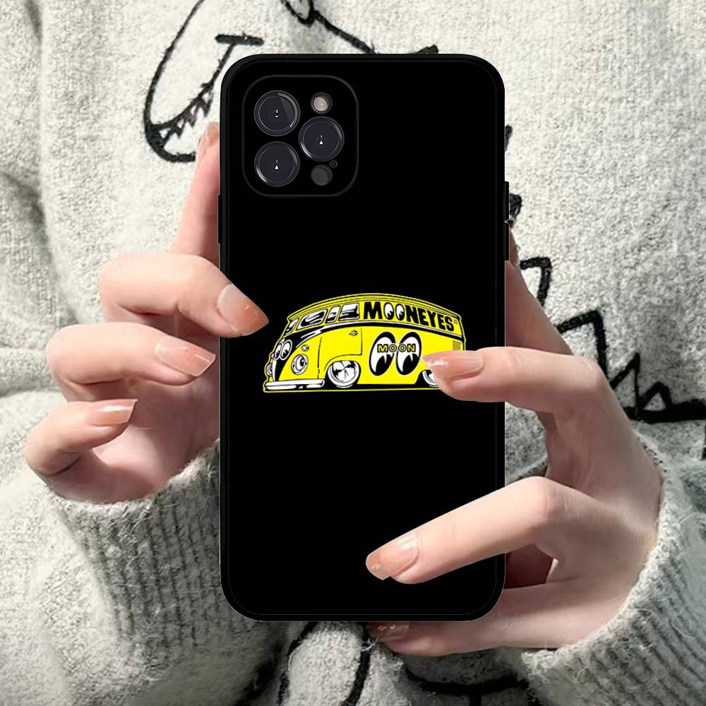 Чехол для телефона с принтом Mooneyes для iPhone 17 16 15 Plus X 14 11 12 13 Mini Pro Max