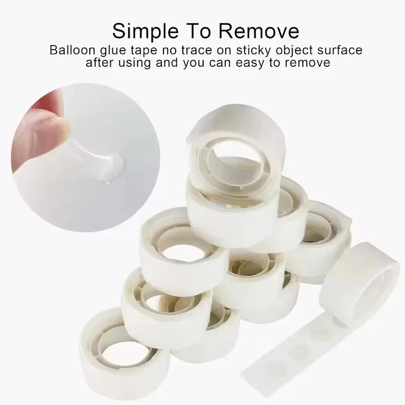 Double Sided Point Tape Clear Sticky Balloon Glue Dot Adhesive Birthday Wedding Party Balloons Glue Sticker Photoes Stand Arch