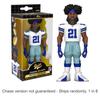 NFL: Cowboys Ezekiel Elliott 5" Vnyl Gold Chase Ships 1 In 6