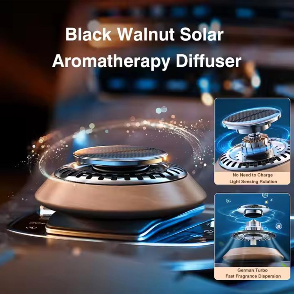 Освежитель воздуха для автомобиля на солнечной батарее, автоматический диффузор духов для автомобиля, приборная панель, основные украшения, диффузор для удаления запаха масла B0P4