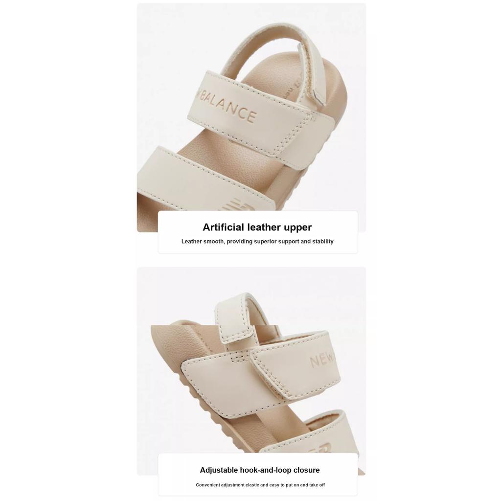 New Balance Nb Nclay Comfortable Versatile Casual Sandals Kids Sandals Off-White YTNCLAYD