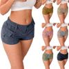 Women Casual High Waist Cargo Shorts with Pockets Elastic Waistband Zipper Fly Summer Outdoor Wear