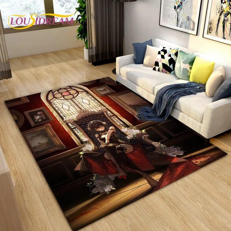 SPY×FAMILY Japan Anime Cartoon Area Rug,Carpet Rug for Living Room Bedroom Sofa Doormat Decoration, Kids Play Non-slip Floor Mat