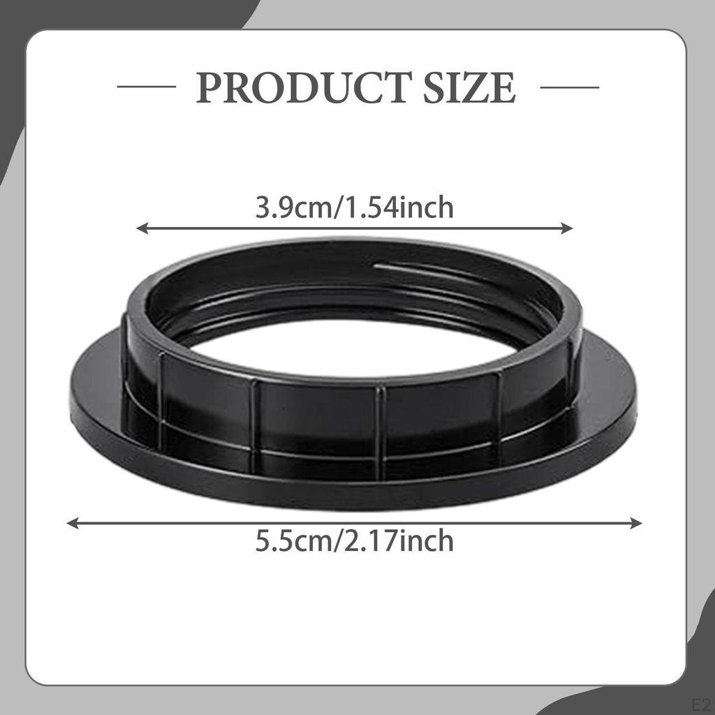 Набор из 6 патронов для лампы E26 E27 с держателями для абажура для замены настольной лампы