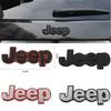 Car Front Hood Emblem for Jeep Grand Cherokee Wrangler Renegade Patriot Liberty Compass Rear Trunk Side Badge Sticker Decals ALV1