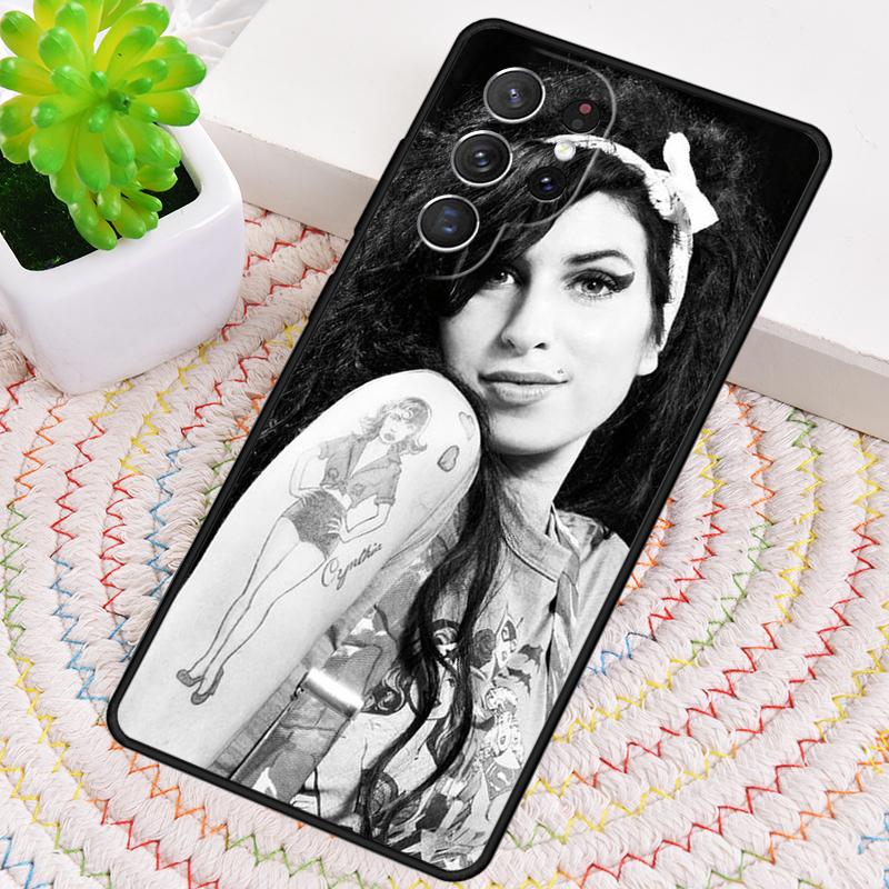 Чехол для телефона Amy Winehouse Легендарная певица для Samsung Galaxy note 10 pro S26 Ultra S23 S24 FE S25 S21 S22 PLUS ударопрочный
