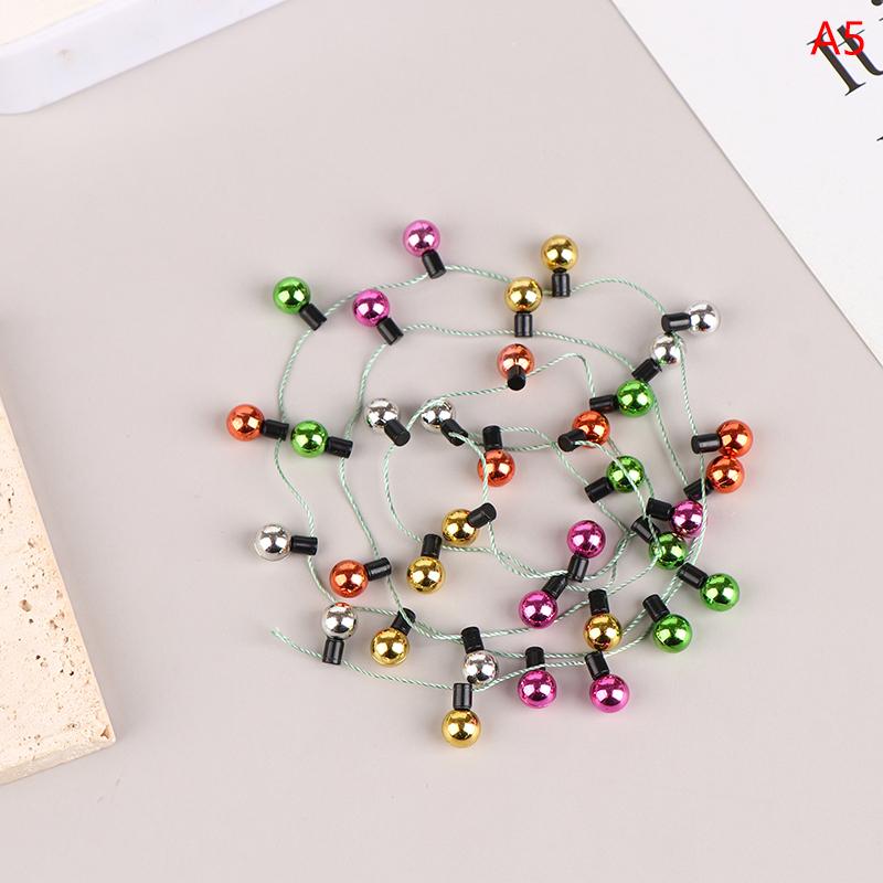 1:12 1 гирлянда искусственных огней Рождество Хорошее украшение кукольный домик Миниатюрная мини-мебель Аксессуары гирлянды