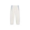 Sports Trend Series Color-Block Tapered Woven Knit Joggers Women Bottoms Off-White AYKU036-2