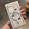 Black Bowknot Love Heart Design Case For iPhone 11 12 13 14 15 16 Pro Max X XS XR 8 7 Plus For Magsafe Wireless Charging Cover