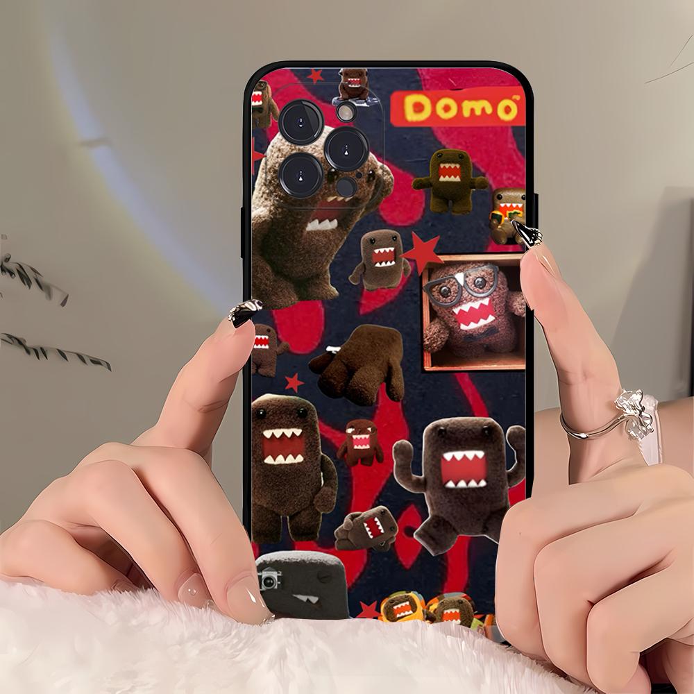 Милый чехол Domo kun для iPhone 16 15 14 11 12 13 Mini Pro XS Max Cover 6 7 8 Plus X Funda Shell