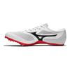 Mizuno Sprint X Кроссовки начального уровня Нескользящие Прочные Низкие кроссовки Унисекс кроссовки Бело-красные U1GA232407