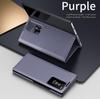 Чехол-книжка из кожи для Samsung Galaxy Z Fold 7 6 5 4 3 со смарт-дисплеем, LED-окнами и держателем для карт-кошелька, бампер для телефона