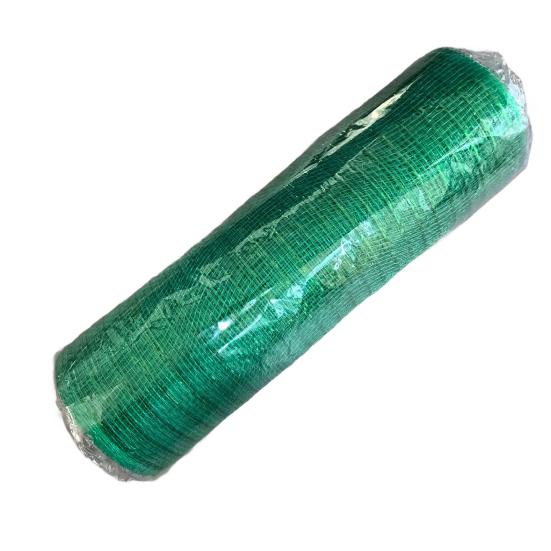 Рождественская полипропиленовая сетка 10 дюймов x 10 ярдов Металлическая сетка Фольга Декоративные рулоны сетки для DIY венков, поделок, украшения для вечеринок