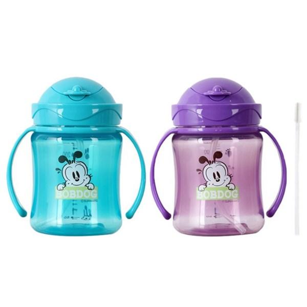 Чашка Little Bobdog Flip Color соломенная 250мл, фиолетовый, синий, 2 шт.
