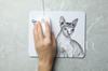 Sphynx – Mouse pad with print, personalized cat pad | Art-Dog