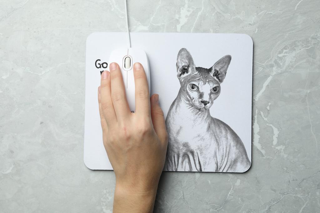 Sphynx – Mouse pad with print, personalized cat pad | Art-Dog