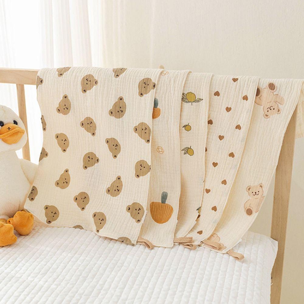 Муслиновое пеленальное одеяло Хлопковые полотенца для рук Одеяло для приема младенцев Полотенце для лица младенца