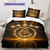 Galatasaray Vibe Bedding Quilt Set Quilt Cover Pillowcase Home Decoration Birthday Gift (1 * duvet cover + 2 * pillowcase, without core)