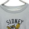 SCREEN STARS 80s 90s Old Print Short sleeve T-shirt XXL Gray Biggs Men's Used