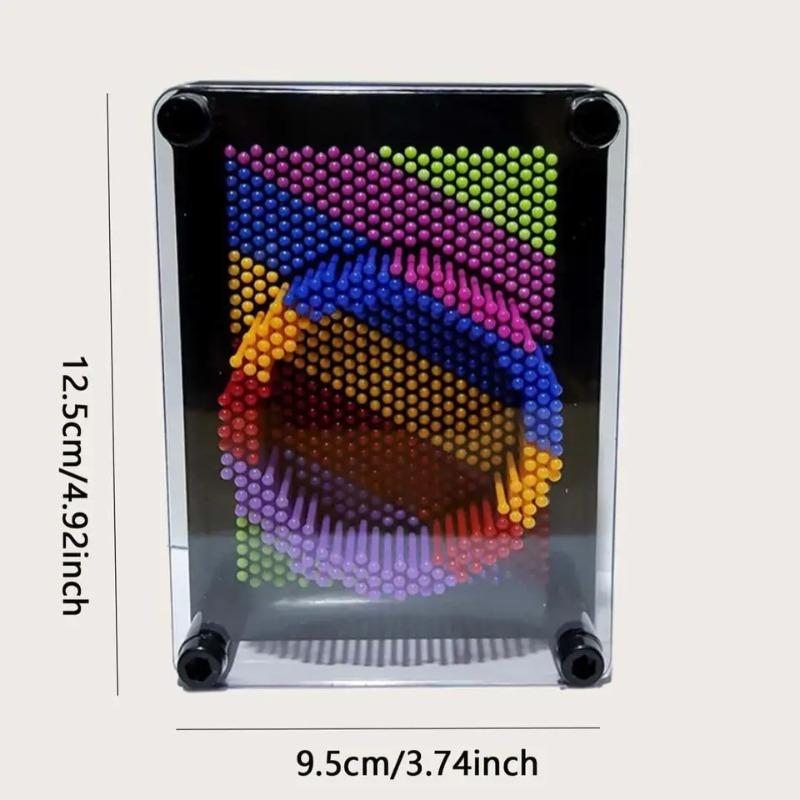 3D Pin Art Игрушки для рисования Игольная пластина Игрушка для рисования Игольчатый экран для снятия стресса Декоративный Игольчатый экран Резьба Рисование, разработанное для детей Подарок