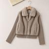 New Versatile Removable Knitted Sleeve Lapel Down Padded Jacket Fashion Short Skinny Women's Padded Jacket