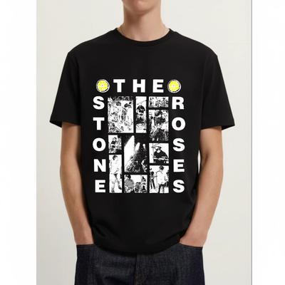 Черная футболка The Stone Roses (S–5XL)