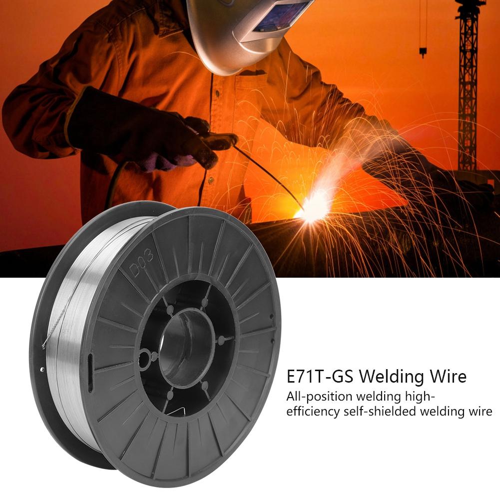 Сварочная проволока без газа самозащитная высокоэффективная сварочная принадлежность E71T GS 0,8 мм 4,5 кг