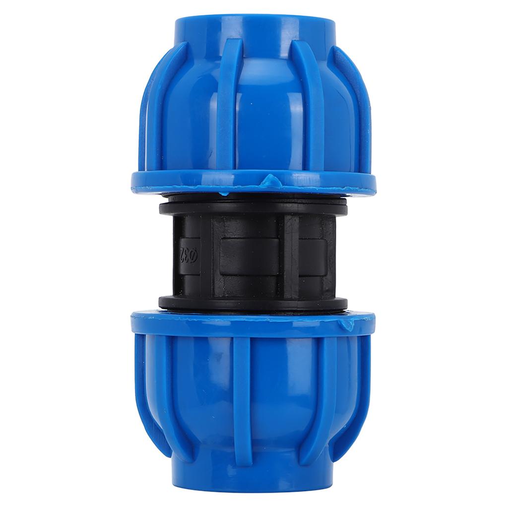 4Pcs PE Plastic 32mm To 32mm Straight Connector Water Pipe Adapter Fitting Accessories