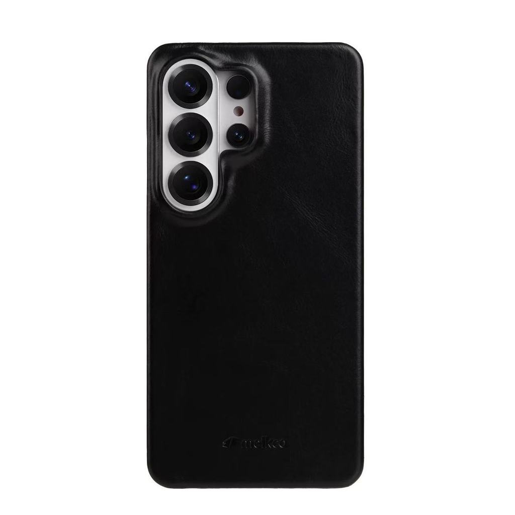 Оригинальный кожаный чехол Melkco с масляно-восковой обработкой для Samsung Galaxy S26 Ultra S25U 5G S24 Plus S23 S22+ Глянцевая поверхность Покрытие из коровьей кожи