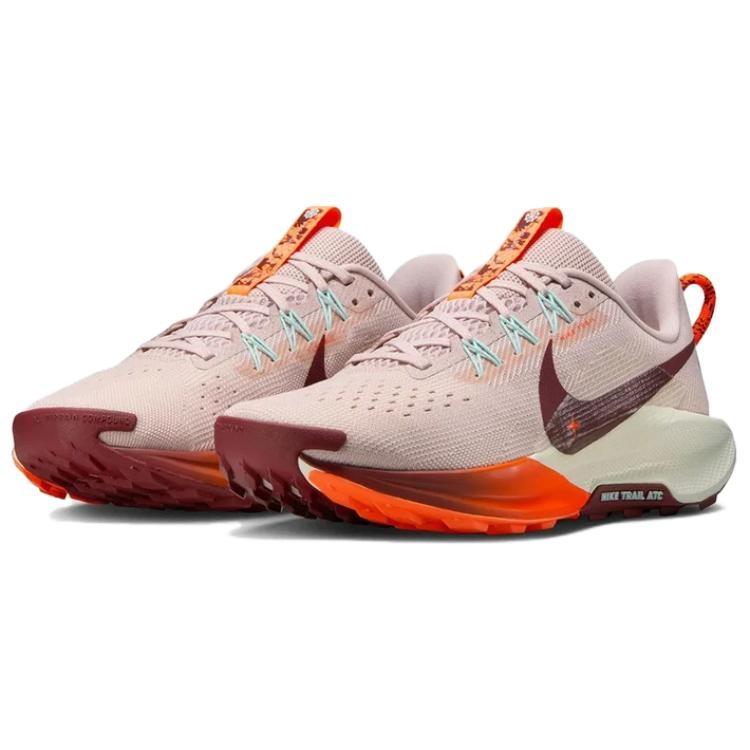 Nike Pegasus Trail 5 Breathable Low top Running Shoes Women's Pink Orange White DV3865-602