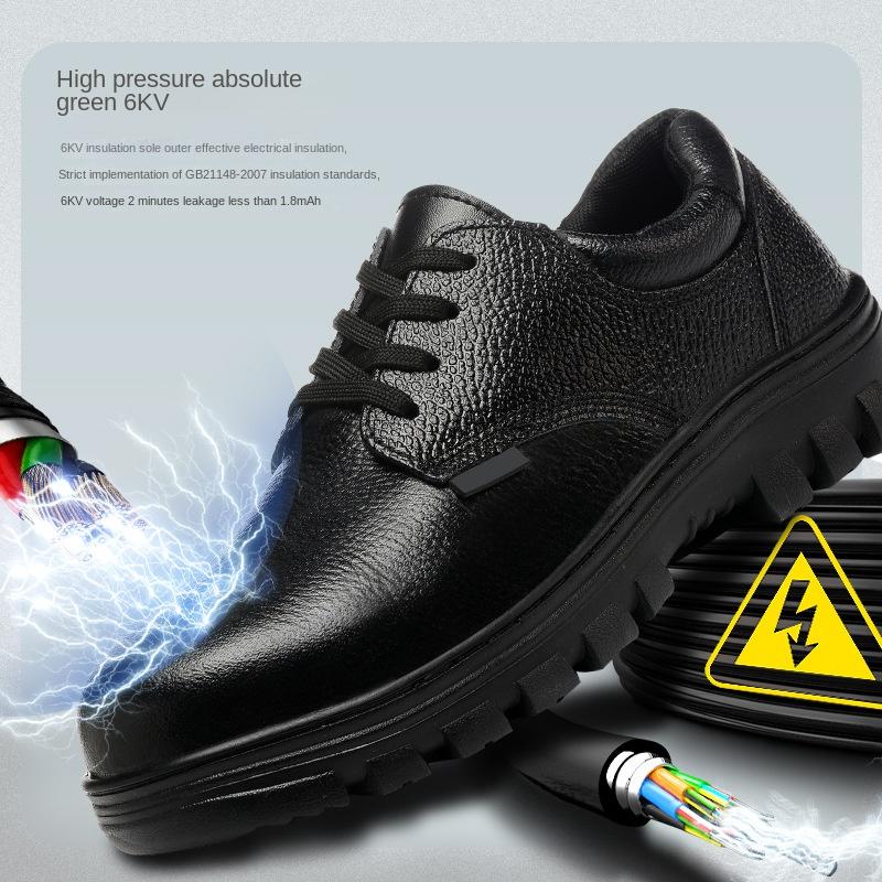 Обувь для страхования труда, износостойкая обувь, противоударные, противопрокольные, дезодорирующие рабочие туфли, мужская изоляционная обувь для стройплощадок