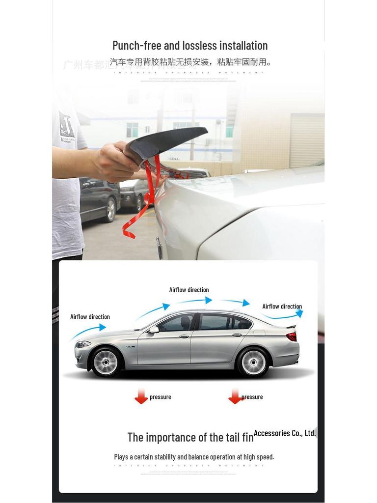 Mercedes-Benz C-Class W205 AMG Carbon Fiber Rear Spoiler (2015-2018, 2/4-Door)