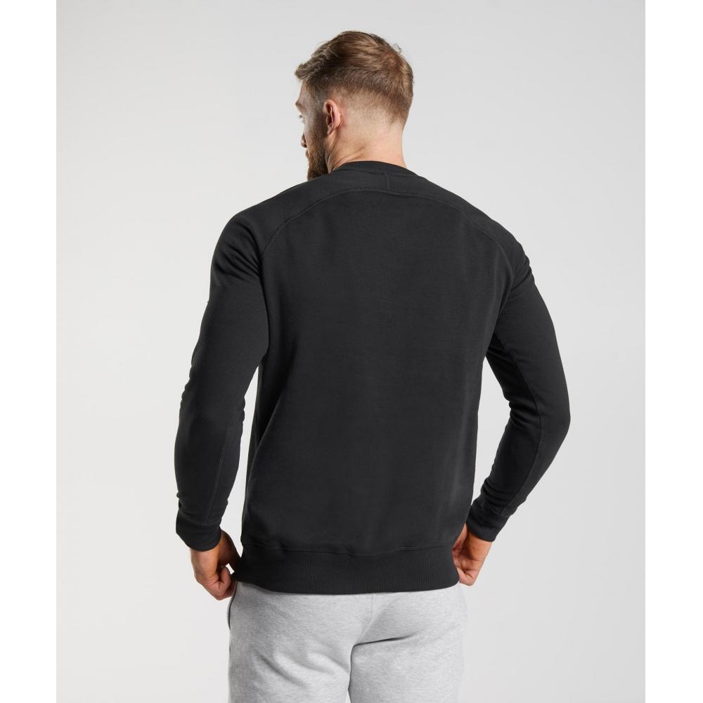 Gymshark Толстовка Crest черная A2a1v Bbbb