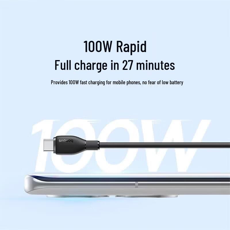 Baseus Q-Elastic Серия 100 Вт Быстрая зарядка Кабель для передачи данных