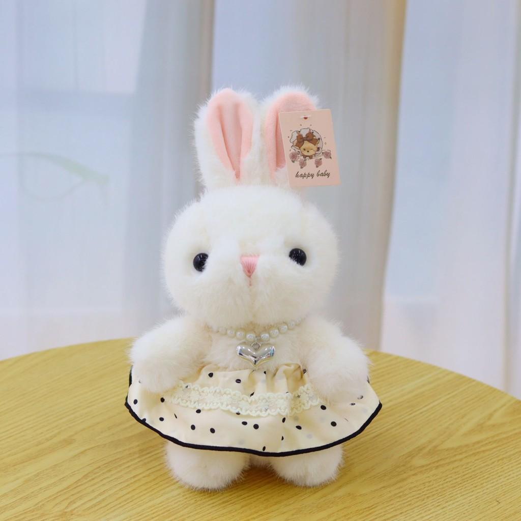 Cute Rabbit Soft Plush Doll With Soft Short Fur And Pp Cotton Filling Kids For