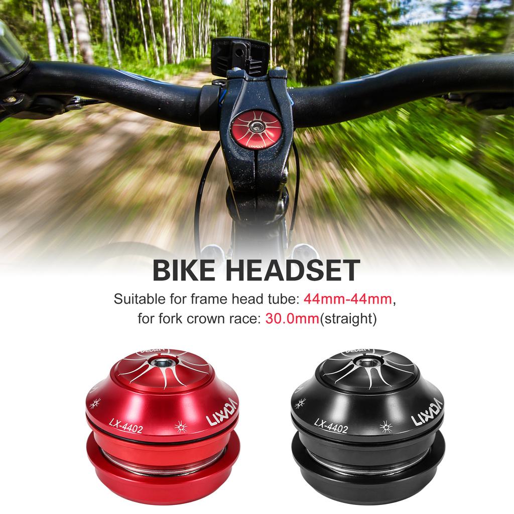 Lixada 44-44mm Bike Headset CNC High Precision Machining Aluminum Alloy Bike Headset Heavy Duty
