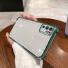Чехол для Xiaomi Redmi Note 10 5G, POCO M3 Pro 5G, с гальваническим цветным ободком, прозрачный чехол-накладка для телефона