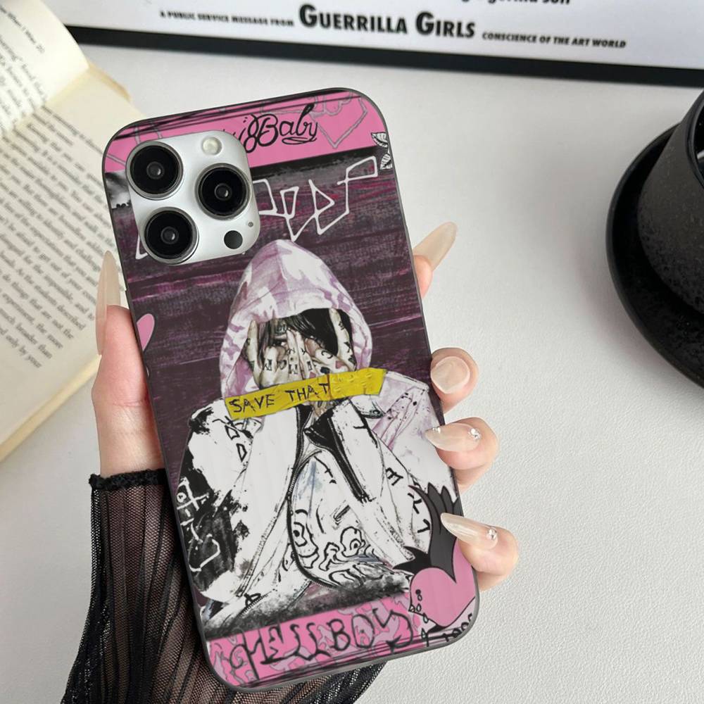 Emo Rapper Lil Peep For IPhone 17 16 15 11 12 13 14 Pro Max Plus Pro Corrugated Translucent Back Phone Cover