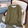 Plus Size Womens Long Sleeve Loose Hoodie Sweater Winter 9 Colors 120-350lbs