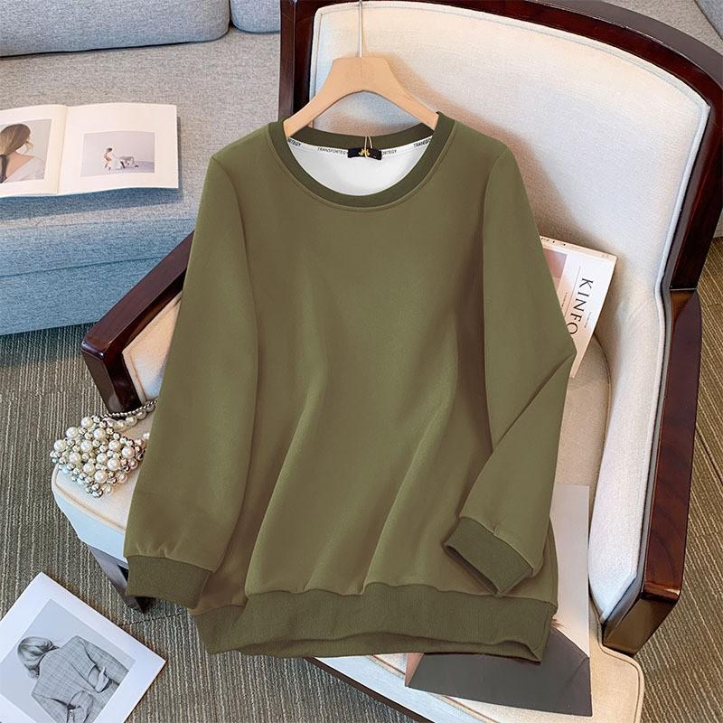 Plus Size Womens Long Sleeve Loose Hoodie Sweater Winter 9 Colors 120-350lbs