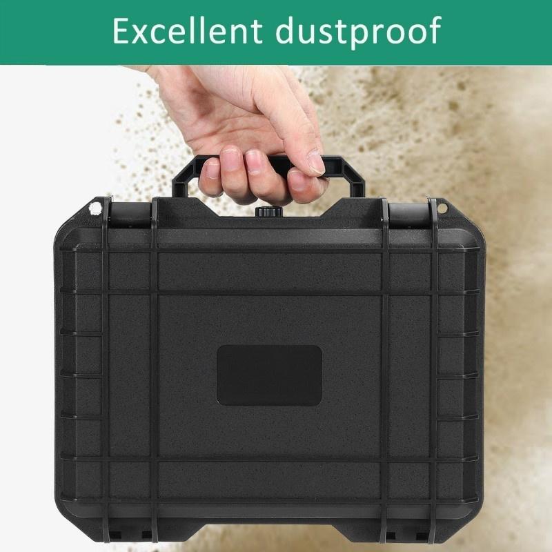 5 Sizes Solid Waterproof Protective ABS Safety Tool Case Box Camping Traveling Storage Case Vehicle Kit Box Sealed Safety Equipment Case