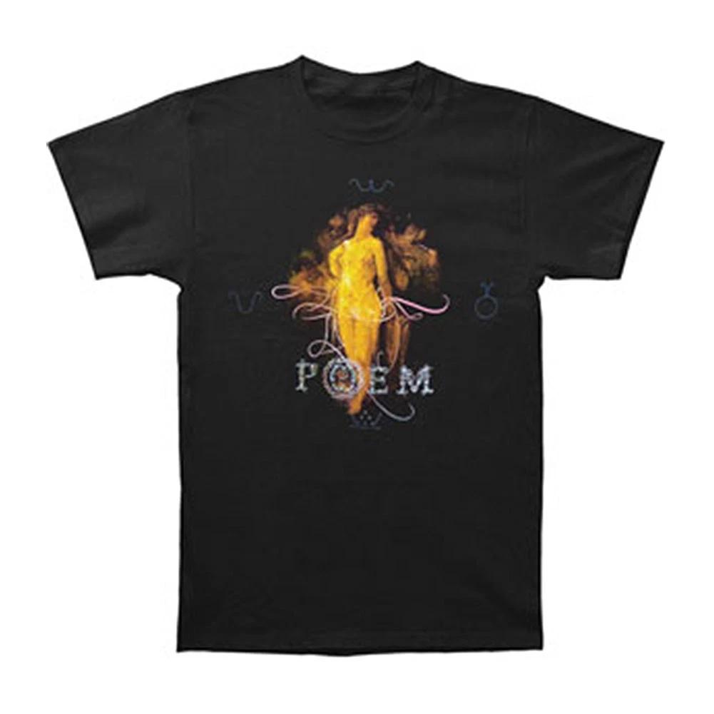Men's Delerium Poem T-shirt Small Black