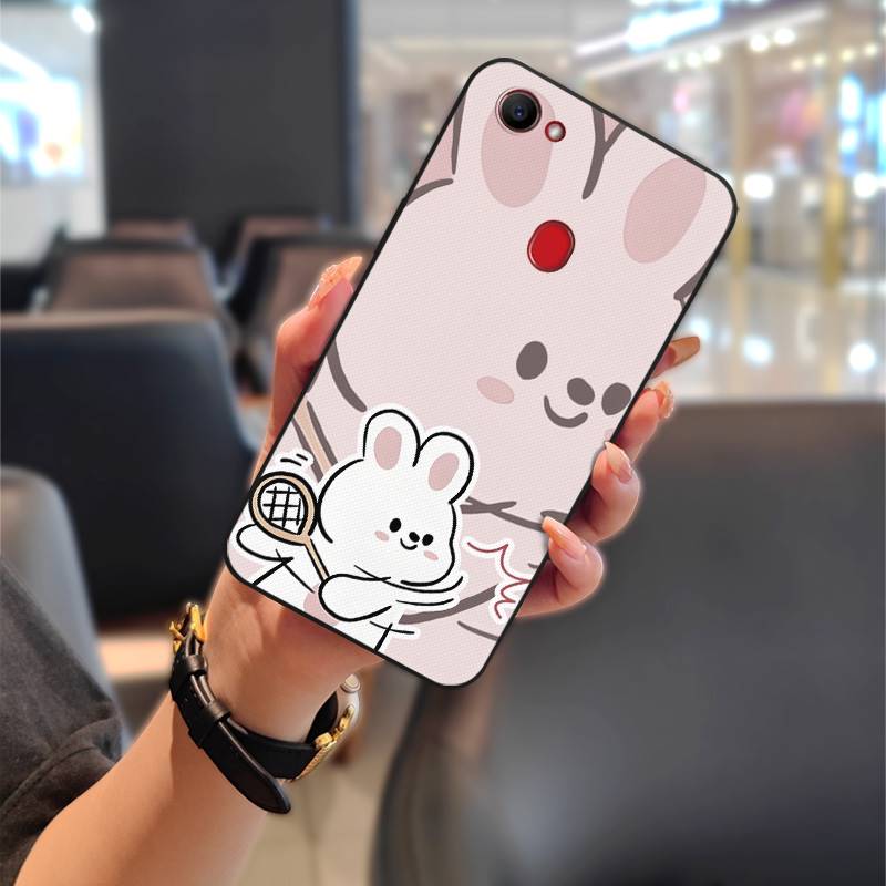 Силиконовый милый чехол для телефона для OPPO F7 Водонепроницаемый Модный дизайн Полная защита Защитный Парный Грязеотталкивающий Пыленепроницаемый ТПУ
