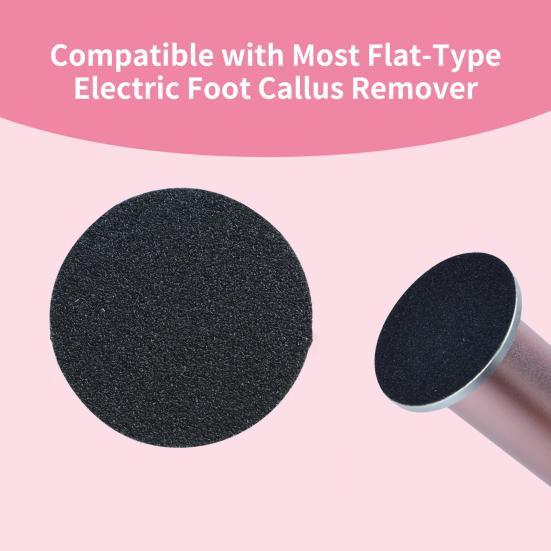 60 шт. сменной наждачной бумаги для электрического устройства для удаления мозолей на ногах, сменные диски для наждачной бумаги зернистостью 80/120/180, аксессуары для набора для удаления мозолей