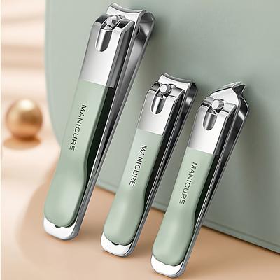 Набор из 4-х кусачек для ногтей, острые кусачки для ногтей на руках и ногах, пилочка для ногтей, толстые кусачки из нержавеющей стали, подходят для ухода за руками и ногами