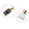 Molex Big 4Pin to 6Pin Power Supply Cable Graphics Card Video Display Card Connect Wire for IDE Power Supply Adapter for PC